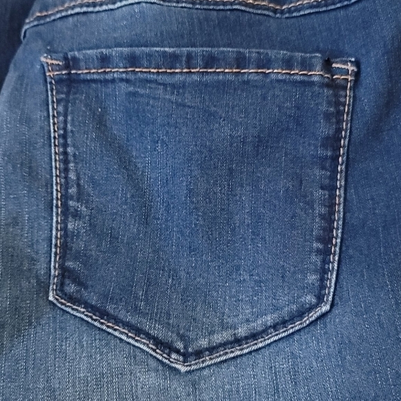 Cato dark wash factory distressed jeggings - Picture 10 of 13